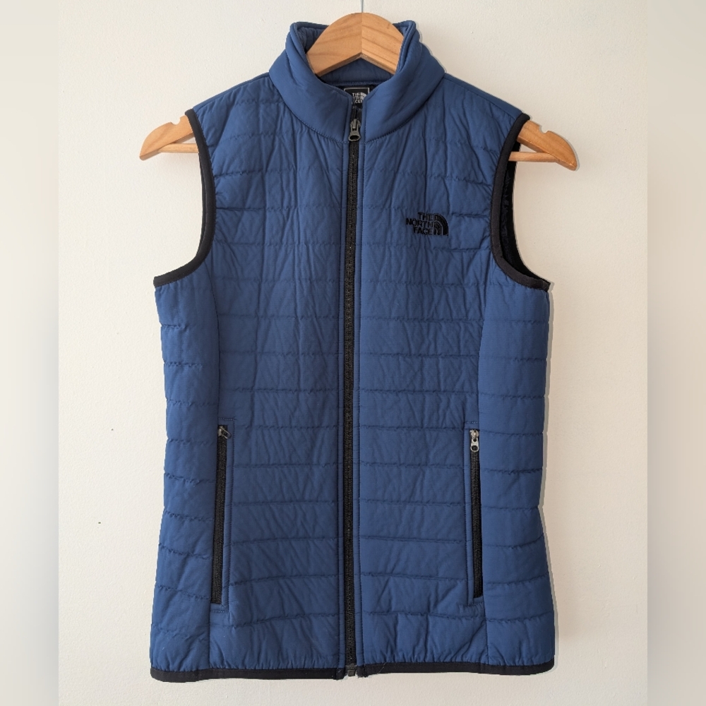 The North Face Blue Quilted Vest